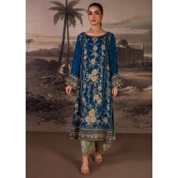 Slate blue Magnolia Trousers Suit