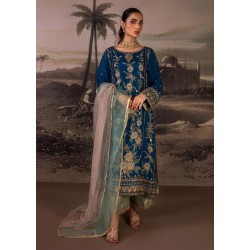 Slate blue Magnolia Trousers Suit