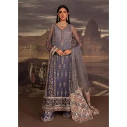 Lilac Luster and English Violet Magnolia Trousers Suit
