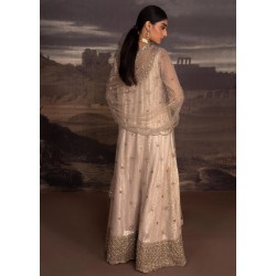 Champagne Blue Magnolia Gown