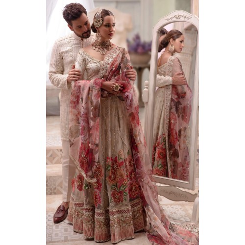 Seashell Julia Lehenga