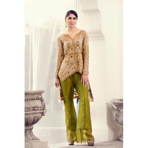 Tan Olive Julia Party Wear