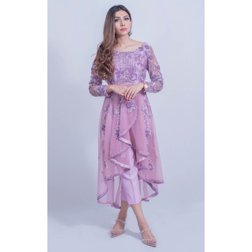 Lilac Julia Asymmetric Shirt