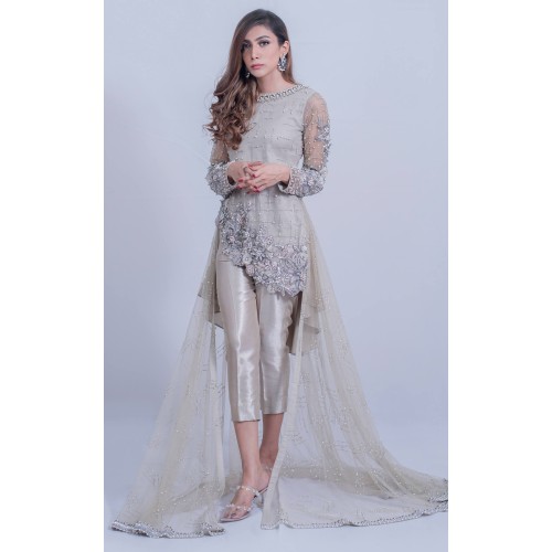 Silver Julia Asymmetric Shirt