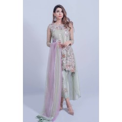 Ash Gray Julia Asymmetric Shirt