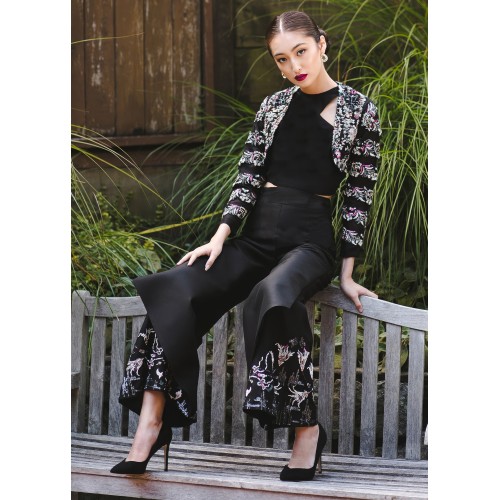 Black Syringa Shrug and Flapper Pants Black Syringa Shrug and Flapper Pants