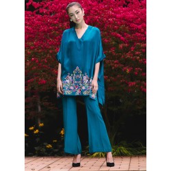 NCS Blue Syringa Short Kaftan