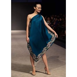 Teal Syringa Poncho Teal Syringa Poncho