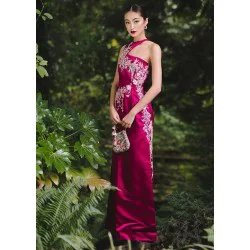 Raspberry Syringa Gown