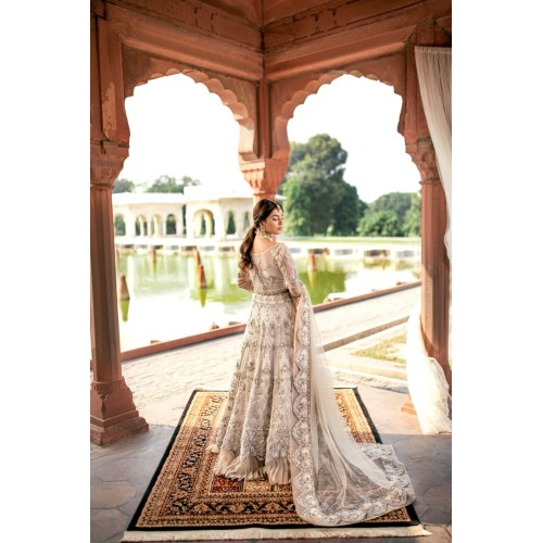 Almond Aster Lehenga