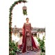 Carmine Aster Lehenga