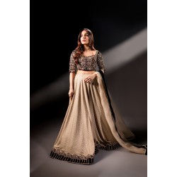 Apricot Aster Lehenga Apricot Aster Lehenga