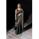 English Green Aster Saree English Green Aster Saree