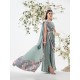 Morning Blue Aster Gown