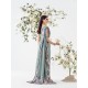 Morning Blue Aster Gown