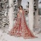 Fire Engine Red Iris Lehenga Choli