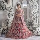 Fire Engine Red Iris Lehenga Choli