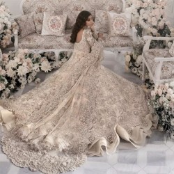 Off White Iris Gown