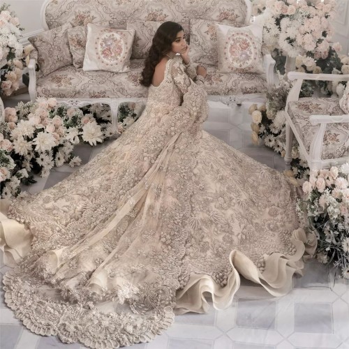 Off White Iris Gown