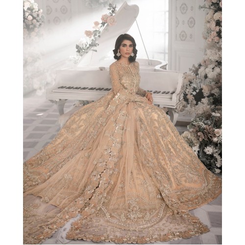 Light Orange Iris Gown