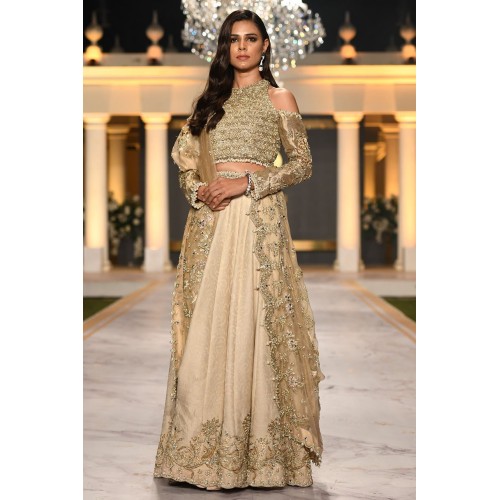 Peach Puff Daphne Lehenga