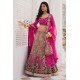 Light Salmon Pink Daphne Lehenga