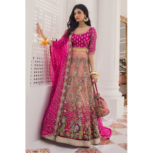 Light Salmon Pink Daphne Lehenga Light Salmon Pink Daphne Lehenga