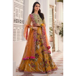 Orange Daphne Lehenga and Choli Orange Daphne Lehenga and Choli