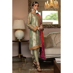 Camouflage Green Daphne Trousers Suit