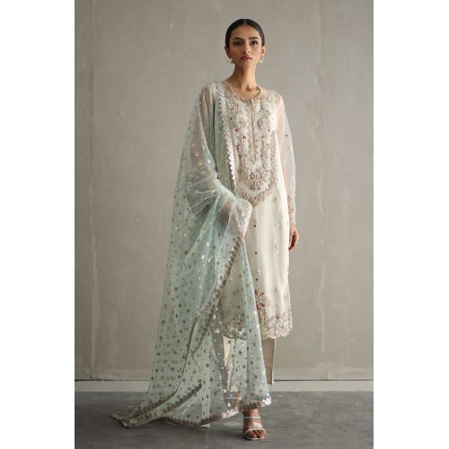 White Daphne Trousers Suit