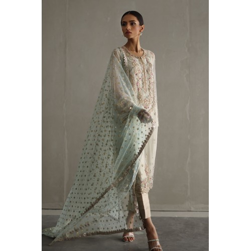 White Daphne Trousers Suit