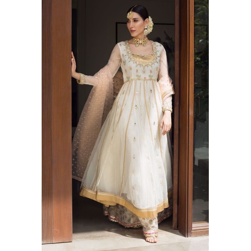 Ivory Daphne Anarkali