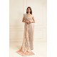 Pale Dogwood Peony Saree Pants
