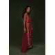 Carmine Peony Trousers Suit