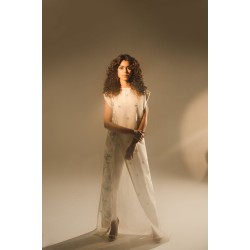 White Peony Party Wear