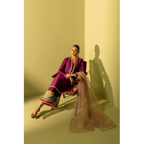 Magenta Peony Shirt and Culottes Magenta Peony Shirt and Culottes