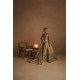Raw Umber Peony Lehenga Raw Umber Peony Lehenga