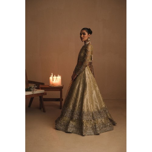 Raw Umber Peony Lehenga Raw Umber Peony Lehenga