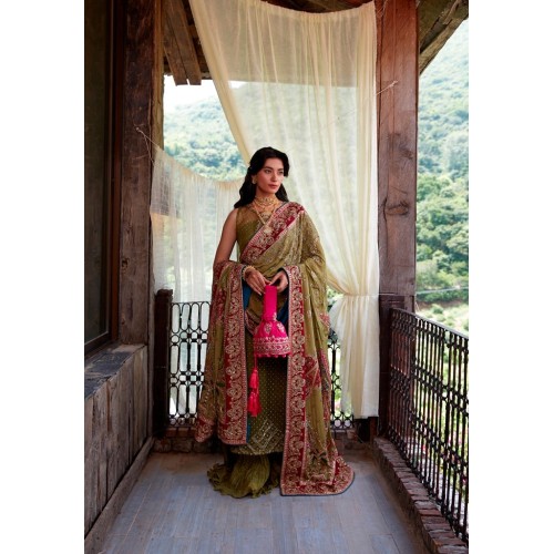 Antique Bronze Zephyr Lehenga