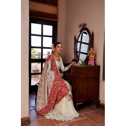 Off White Zephyr Sharara
