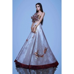 Sky Zenobia Lehenga