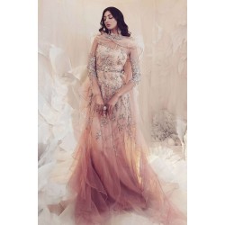 Ice Pink Ombre Zenobia Gown