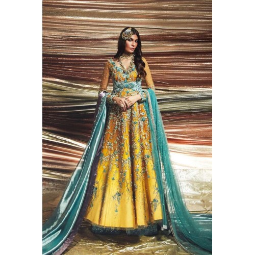 Yellow Zenobia Pishwas