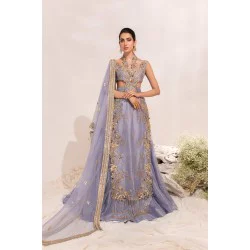 Pastel Purple Zenobia Lehenga