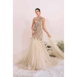 Champagne Pink Zenobia Lehenga