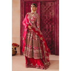 Amaranth Red Wisteria Pishwas