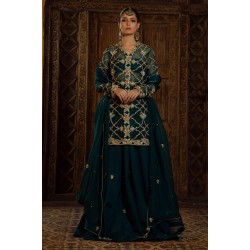 Dragon Teal Wisteria Sharara