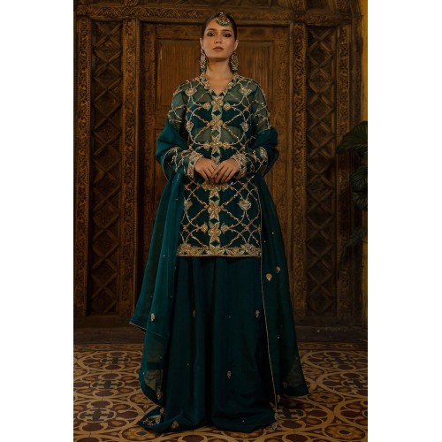 Dragon Teal Wisteria Sharara Dragon Teal Wisteria Sharara