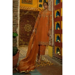 Burnt Orange Wisteria Party Wear Burnt Orange Wisteria Party Wear
