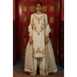 Off White Wisteria Party Wear Off White Wisteria Party Wear